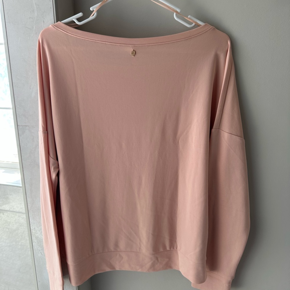 Fabletics Dusty Pink Knit Pullover NWT - Picture 3 of 4